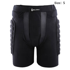 WOLFBIKE Adult Skiing Skating Snowboarding Protective Gear Outdoor Sports Hip Padded Shorts, Size : S, Size : S