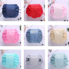 Travel Large Volume Drawstring Bag Cosmetic Sundries Storage Bag, Black, Dark Gray, Pink, Gray Blue, Light Grey, Light Pink, Mint Green, Navy Blue, Beige, Red