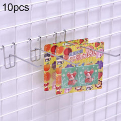 10pcs 3.5mm Supermarket Iron Grid Shelf Hook, Length: 15cm, 3.5mm  15cm