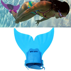Mermaid Swim Fin Adjustable Diving Monofin Swimming Foot Flipper for Kids, Diving Monofin (Green), Diving Monofin (Blue)