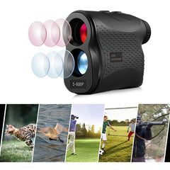 5-600P Handheld Golf Laser Distance Measuring Instrument Telescope Range Finder Distance Measurer, 600m, 5-600m