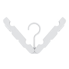 Foldable Clothes Hanger Drying Rack with 4 Hidden Clips for Home / Travel, Random Color Delivery, Foldable Clothes Hanger