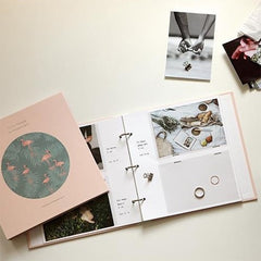 6 inch DIY Creativity Insert Type 3R Flushing Iron Ring Family Photo Album, 6 inch
