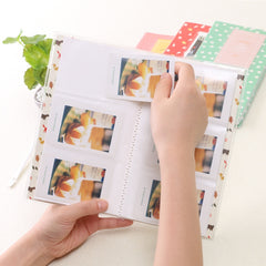 3 inch DIY Creativity Insert Type Mini Exquisite Photo Album, Duck Pattern, Four Leaf Clover Pattern, Many Trees Dry Pattern, Forest Deer Pattern, Iron Tower Pattern, Little Swallow Pattern, Baymax Pattern, Red Leaves Pattern, Daisy Pattern            ...