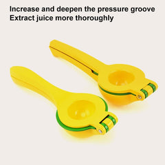 LsCook Aluminum Alloy Manual Dual Layers Lemon Juicer, Random Color Delivery, Aluminum Alloy