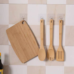 100 PCS Kitchen Bathroom Wall Hanging Transparent Non-marking Glue Hook, Non-marking Glue Hook