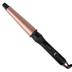 1-1.5 inch Conical Ceramic Hair Curler with Heat-resistant Gloves , UK Plug, UK Plug