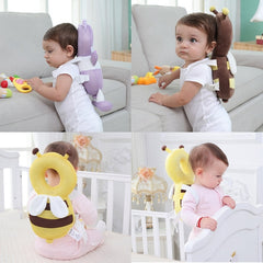 Breathable Lion Pattern Shockproof Head Pad for Baby Children Waliking, Lion