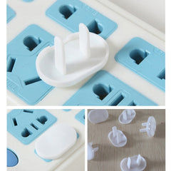 100 PCS 2 Hole Baby Electric Sockets Outlet Plug Safety Protection Cover for US Plugs, 100 PCS 2 Hole US Plugs