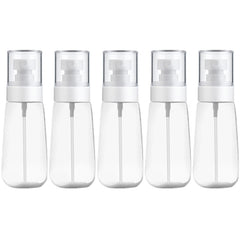 10 PCS Portable Refillable Plastic Fine Mist Perfume Spray Bottle Transparent Empty Spray Sprayer Bottle, 80ml, 80ml