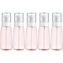 10 PCS Portable Refillable Plastic Fine Mist Perfume Spray Bottle Transparent Empty Spray Sprayer Bottle, 100ml, 100ml