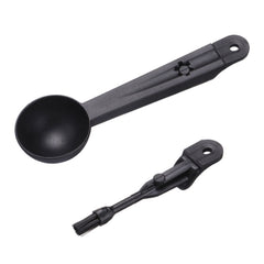 Coffee Machine Cleaning Brush Tool with Measure Scoop Spoon, Coffee Machine Cleaning Tool