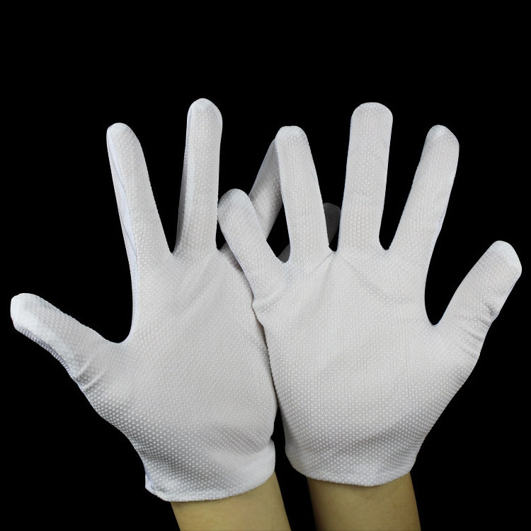 10 Pairs Anti-static Striped Dispensing Gloves, Size：Free Size, Dispensing Gloves