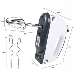 KN007364 100W Household Seven-speed Adjustable Handheld Electric Egg Beater, EU Plug, KN007364