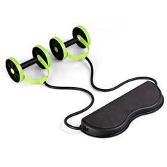 Multifunctional Exercise Home Fitness Equipment Intensity Adjustable Abdominal Wheel Resistance Pull Rope Muscle Power, Green