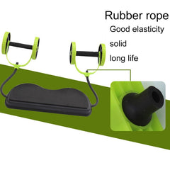 Multifunctional Exercise Home Fitness Equipment Intensity Adjustable Abdominal Wheel Resistance Pull Rope Muscle Power, Green