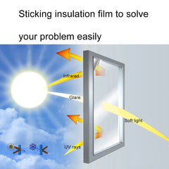 UV Reflective One Way Privacy Decoration Glass Window Film Sticker, Width: 50cm, Length: 1m, Width: 50cm