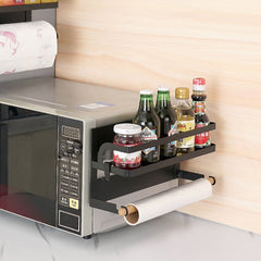 Kitchen Single Layer Magnetic Refrigerator Rack Storage Holder, Single Layer