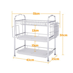 Multi-function Kitchen Stainless Steel Three Layers Flower Shape Steel Sheet Rack Hanging Bowl Dish Holder, Three Layers Flower Shape