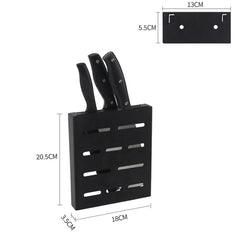 Stainless Steel Wall-mounted Kitchen Rack Hanging Kinfe Holder, Kinfe Holder