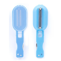 2 PCS Kitchen Essential Fish Scraper Fish Scale Planing Knife with Cover, 20x5.2cm Blue, 20x5.2cm Pink, 20x5.2cm Green