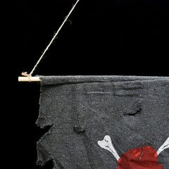 Halloween Decoration Jolly Roger Skull Banner Pirate Flag Party Supplies, Small Size: 47 x 51cm, Small Size: 47 x 51cm