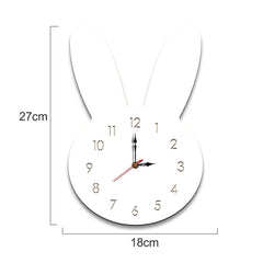 Rabbit Pattern Creative Living Room Decorative Wall Clock