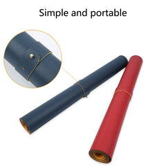 Multifunction Business Double Sided PU Leather Mouse Pad Keyboard Pad Table Mat Computer Desk Mat, Size: 90 x 45cm, Size: 90 x 45cm(Blue + Yellow), Size: 90 x 45cm(Silver Grey), Size: 90 x 45cm(Black Red), Size: 90 x 45cm, Size: 90 x 45cm(Green + Silver)