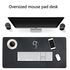 Multifunction Business Double Sided PU Leather Mouse Pad Keyboard Pad Table Mat Computer Desk Mat, Size: 120 x 60cm, Size: 120 x 60cm(Black Red), Size: 120 x 60cm, Size: 120 x 60cm(Green + Silver), Size: 120 x 60cm(Blue + Yellow)                       ...