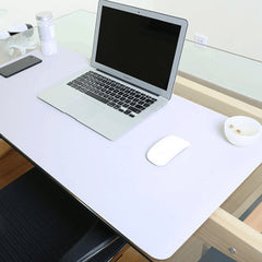 Multifunction Business Double Sided PU Leather Mouse Pad Keyboard Pad Table Mat Computer Desk Mat, Size: 120 x 60cm, Size: 120 x 60cm(Silver Grey), Size: 120 x 60cm(Black Red), Size: 120 x 60cm, Size: 120 x 60cm(Green + Silver)                         ...