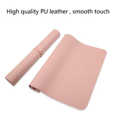 Multifunction Business PU Leather Mouse Pad Keyboard Pad Table Mat Computer Desk Mat, Size: 90 x 45cm, Size: 90 x 45cm(Green), Size: 90 x 45cm(Sapphire Blue), Size: 90 x 45cm(Baby Blue), Size: 90 x 45cm(Apricot), Size: 90 x 45cm(Black)                 ...