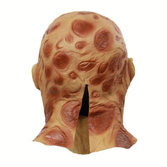 Halloween Festival Party Latex Burn Face Mask Skeleton Frightened Mask Headgear, Burn Face Mask Skeleton