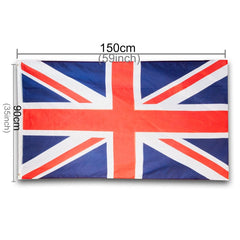 Polyester Material UK Flag, Size: 150*90cm, UK Flag