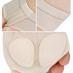 Professional Belly Ballet Dance Toe Pad Practice Shoes Forefoot Pads Socks Anti-slip Breathable Toe Socks Sleeve, Size: M(37-38 Yards), Size: M(37-38 Yards)