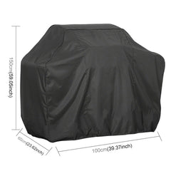 Outdoor Anti-UV Waterproof Dust-proof 210D Oxford Cloth BBQ Square Protective Bag Charcoal Barbeque Grill Cover, Size: 100x60x150cm, Size: 100x60x150cm