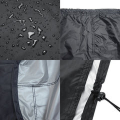 Outdoor Anti-UV Waterproof Dust-proof 210D Oxford Cloth BBQ Circle Protective Bag Charcoal Barbeque Grill Cover, Size: 58x77cm, Size: 58x77cm