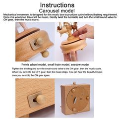 Home Decor Originality  Wooden Musical  Boxes, Jiangnan Ancient House Shape, Christmas Tree Shape, Christian Auditorium Shape, Ferris Wheel Shape, Baby Bed Shape, Train Shape, Round Ferris Wheel Shape, Carousel Shape, Telephone Booth Shape             ...