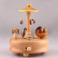 Home Decor Originality  Wooden Musical  Boxes, Baby Bed Shape, Train Shape, Pagoda Shape, Round Ferris Wheel Shape, Carousel Shape, Telephone Booth Shape, Seesaw Shape, De La Tour Hotel Arabia Shape, Dance Angel Shape, Colosseum Shape, Birthday Cake Sh...