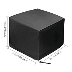 Outdoor Anti-UV Waterproof Dust-proof 210D Oxford Cloth Folding Table Chairs Protective Bag Furniture Set Cover, Size: 170x94x70cm, Size: 170x94x70cm