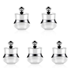 Acrylic Travel Containers with Hard Sealed Lids Suitable for Face Hand Body Cream, 5ml