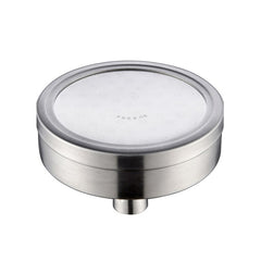 Removable and Washable 304 Stainless Steel Round Pressurized Top Spray Shower Head, Size: 118mm, Pattern D