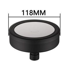 Removable and Washable 304 Stainless Steel Round Pressurized Top Spray Shower Head, Size: 118mm, Pattern H