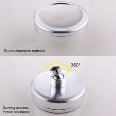 Removable and Washable 304 Stainless Steel Round Pressurized Handheld Shower Head, Size: 117mm, Pattern E