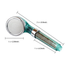 PC Negative Ions Shower Head, Size: Large, Interface:  2cm, Size: Large,(Orange), Size: Large,(Blue), Size: Large(Transparent)