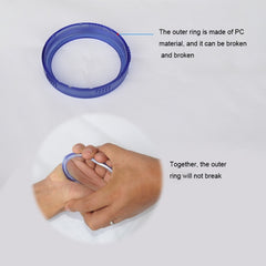 PC Negative Ions Shower Head, Size: Large, Interface:  2cm, Size: Large,(Orange), Size: Large,(Blue), Size: Large(Transparent)