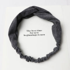 Women Temperament Knitting Cross Shape Hair Band, HC8960A, HC8960B, HC8960F, HC8960G, HC8960H, HC8960K, HC8960WR, HC8960Y
