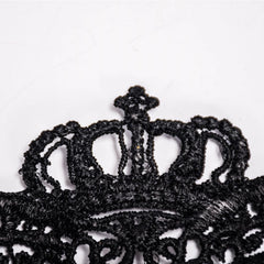 Halloween Masquerade Party Dance Sexy Lady Lace Crown Mask, Crown