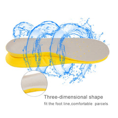 1 Pair PU Breathable Soft Sports Shock-absorbing Insole Sweat-absorbent Foot Pad Elastic Shoe Insert, Size: S(2-5 Yards), Size: S(2-5 Yards)