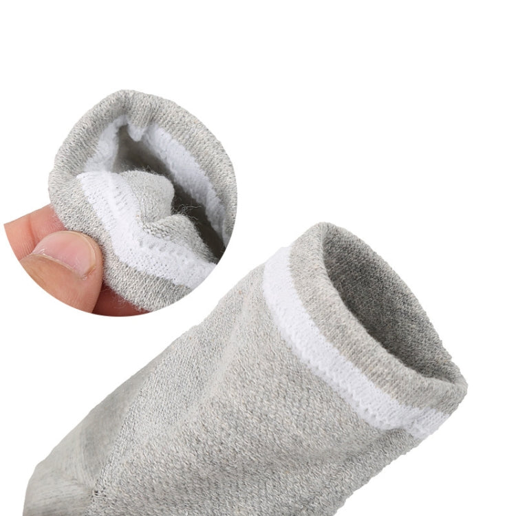 Polyester-cotton Gel Anti-foot Heel Dry Cracking Moisturizing Socks Protection Sleeve ,Random Color Delivery, Polyester-cotton Socks