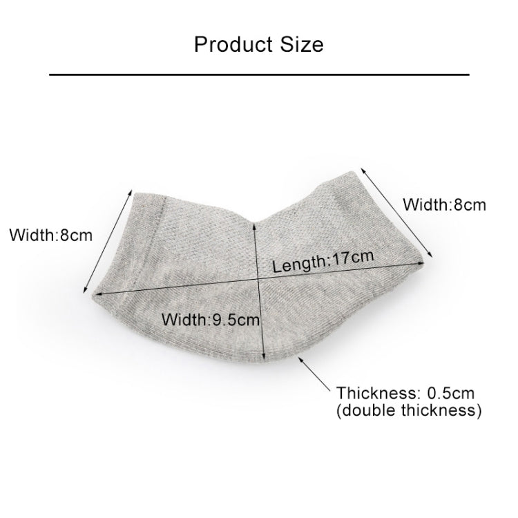 Polyester-cotton Gel Anti-foot Heel Dry Cracking Moisturizing Socks Protection Sleeve ,Random Color Delivery, Polyester-cotton Socks